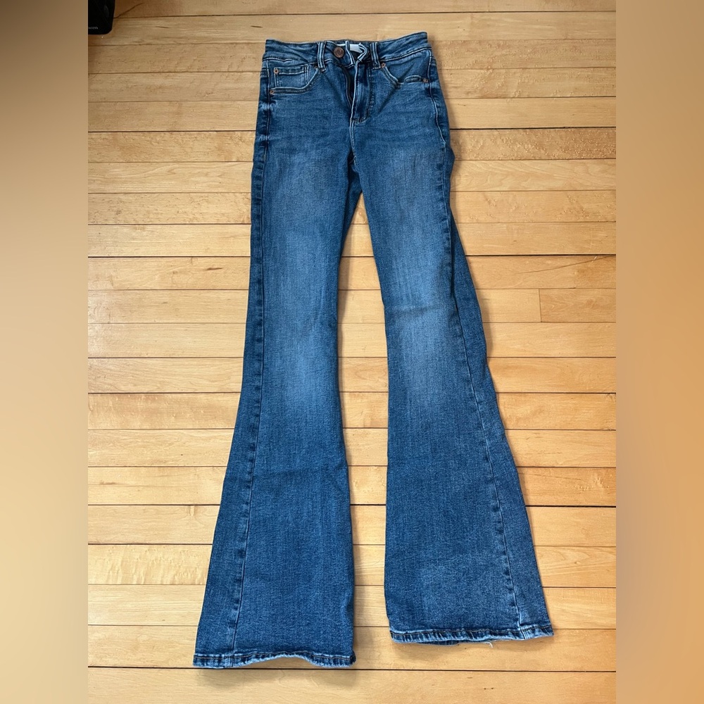 Garage high rise flare jeans size 23